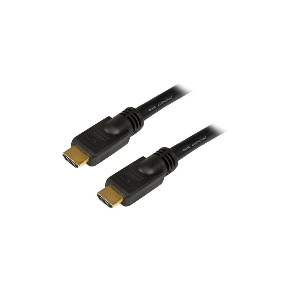 Produktbild för StarTech.com Höghastighets HDMI-kabel M/M - 4K @ 30 Hz - ingen signalförstärkare behövs - 15 m - HDMI-kabel - 15 m