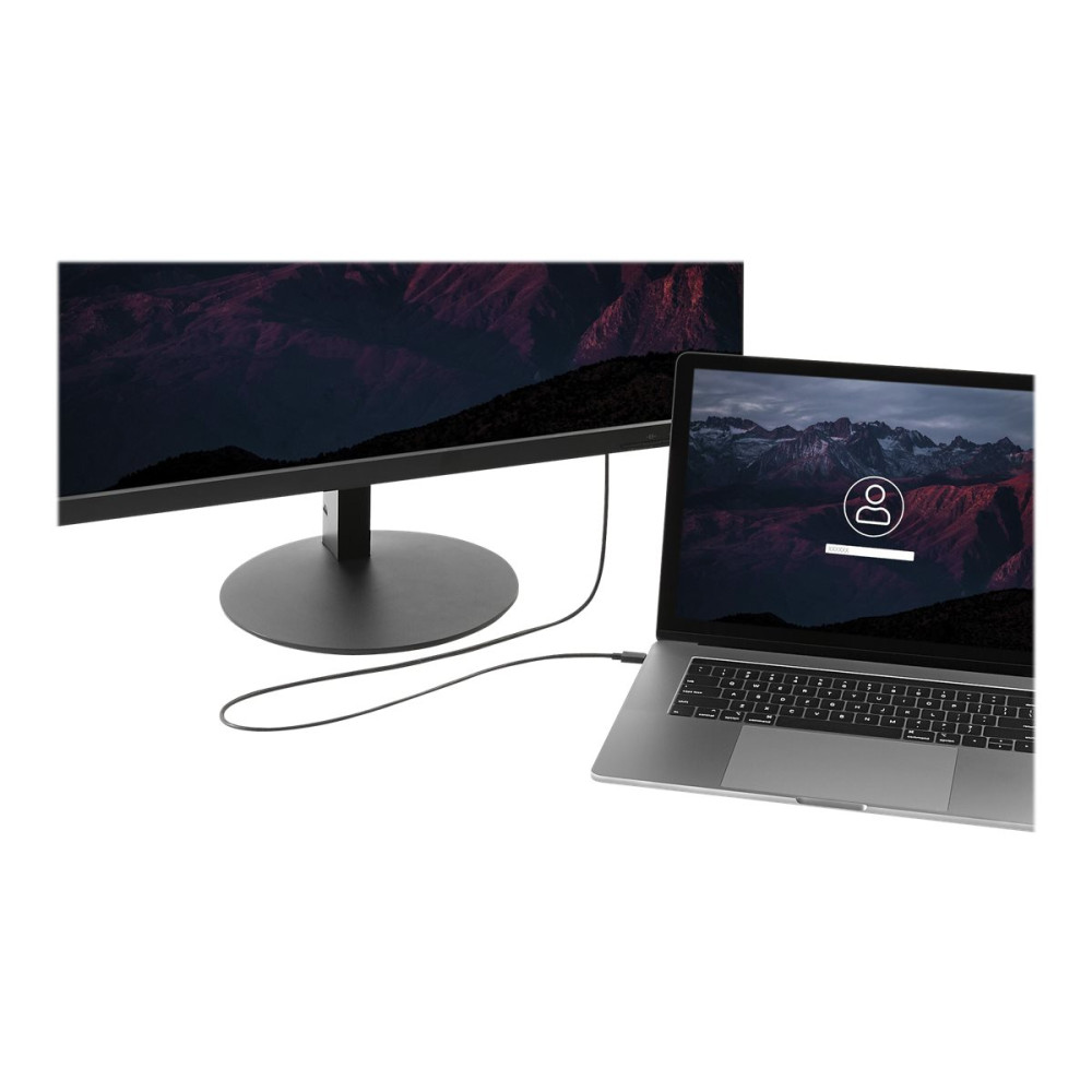 Produktbild för StarTech 6ft/1.8m USB C to DisplayPort 1.2 Cable 4K 60Hz, USB-C to DisplayPort Adapter Cable HBR2, USB Type-C DP Alt Mode to DP Monitor Video Cable, Works with Thunderbolt 3, Black - USB-C Male to DP Male - DisplayPort-kabel - USB-C till DisplayPort - 1.8