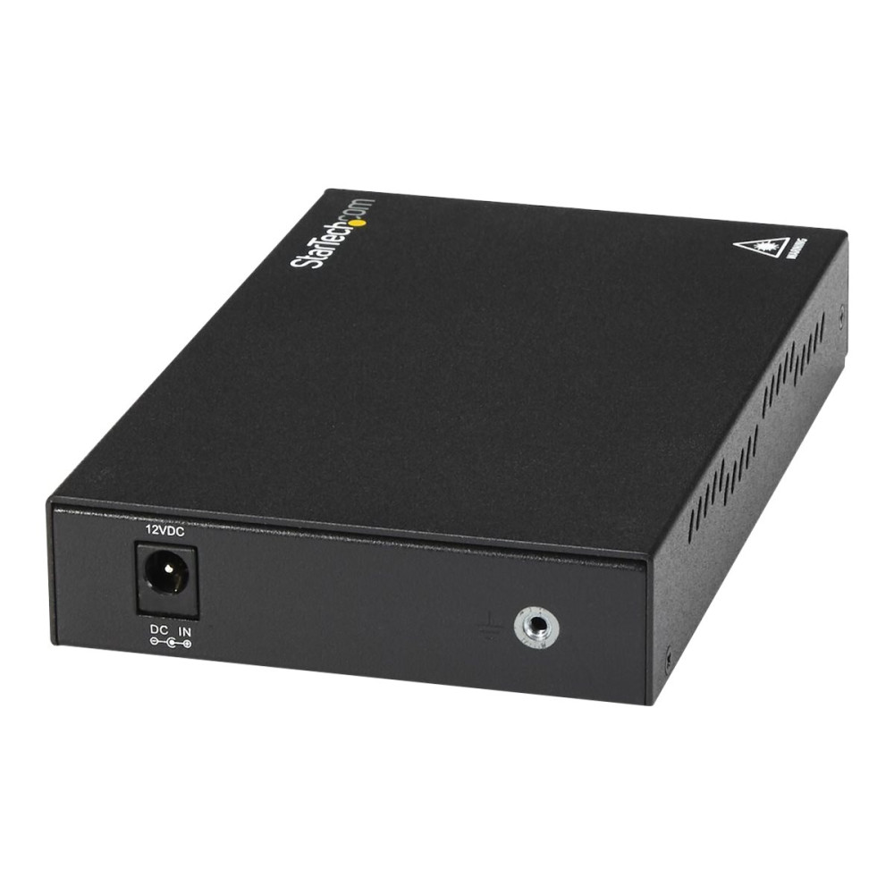 Produktbild för Startech Gigabit Ethernet koppar-till-fibermediaomvandlare - SM LC - 10 km - fibermediekonverterare - 10Mb LAN, 100Mb LAN, 1GbE