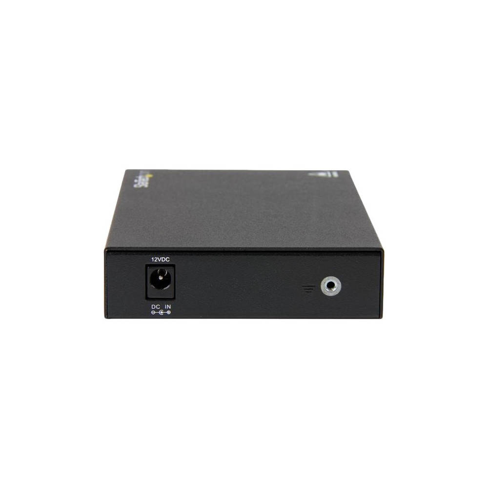 Produktbild för Startech Gigabit Ethernet koppar-till-fibermediaomvandlare - SM LC - 10 km - fibermediekonverterare - 10Mb LAN, 100Mb LAN, 1GbE