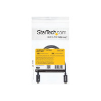Produktbild för StarTech 50cm (1.6ft) Thunderbolt 3 Cable, 40Gbps, 100W PD, 4K/5K Video, Thunderbolt-Certified, Compatible w/ TB4/USB 3.2/DisplayPort - Thunderbolt-kabel - USB-C till USB-C - 50 cm