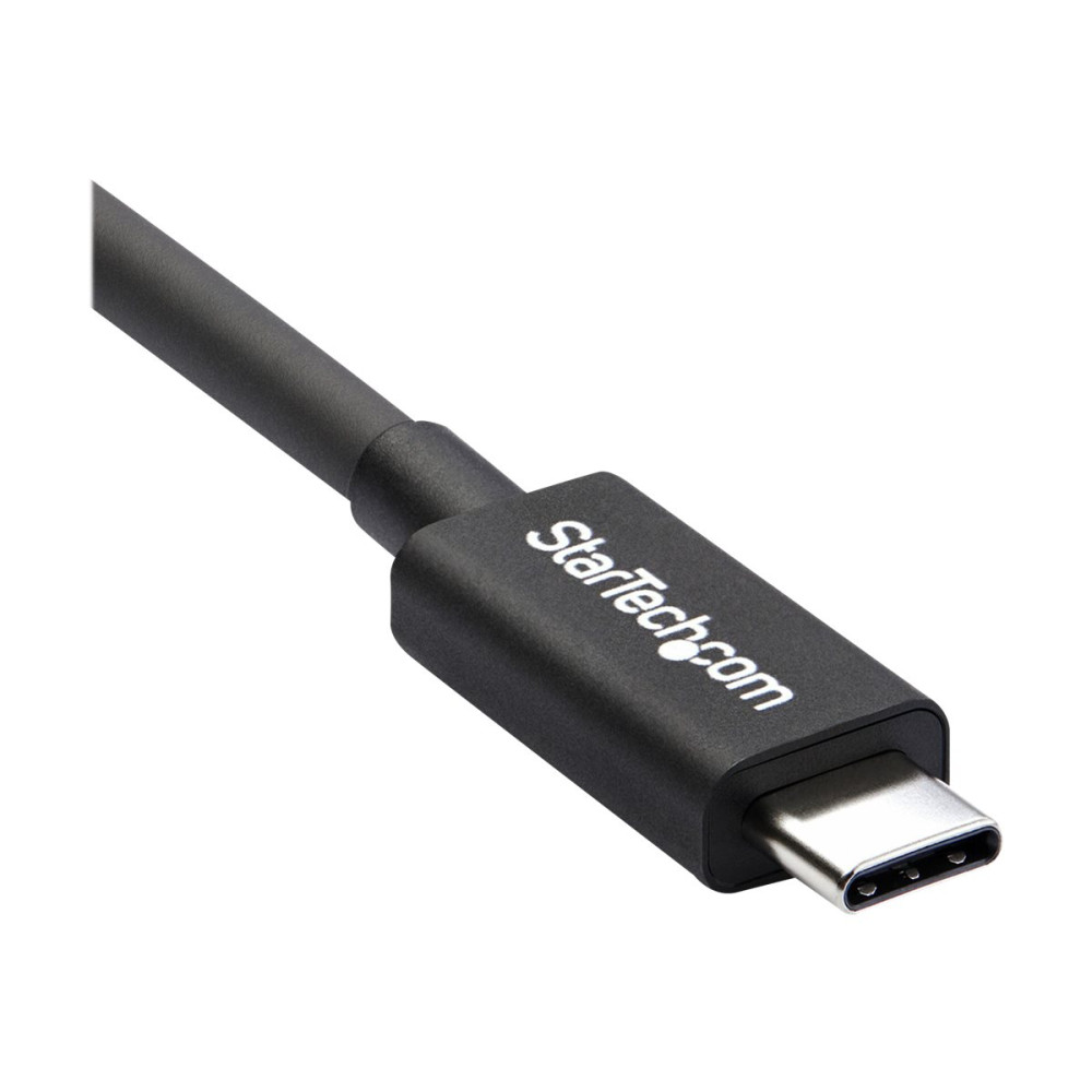 Produktbild för StarTech 50cm (1.6ft) Thunderbolt 3 Cable, 40Gbps, 100W PD, 4K/5K Video, Thunderbolt-Certified, Compatible w/ TB4/USB 3.2/DisplayPort - Thunderbolt-kabel - USB-C till USB-C - 50 cm