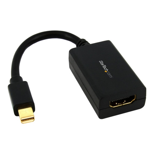 StarTech.com Startech Mini DisplayPort till HDMI-adapter - mDP till HDMI videokonverterare - 1080p - Mini DP eller Thunderbolt 1/2 Mac/PC till HDMI-skärm/monitor/TV - Passiv mDP 1.2 till HDMI adapterdongel - videokort - DisplayPort / HDMI - 76.2 mm