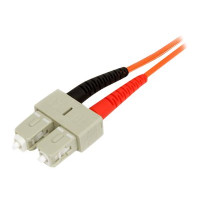 Produktbild för StarTech.com 2m Fiber Optic Cable - Multimode Duplex 62.5/125 - LSZH - LC/SC - OM1 - LC to SC Fiber Patch Cable (FIBLCSC2) - nätverkskabel - 2 m - 2 m