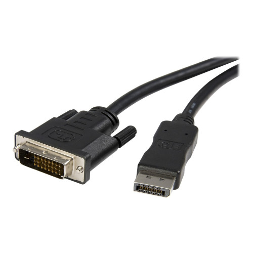 StarTech.com StarTech.com 3 m DisplayPort till DVI-kabel - DisplayPort till DVI-kabeladapter 1080p video - DisplayPort till DVI-D kabel Single Link - DP till DVI-skärmkabel - DP 1.2 till DVI-konverterare - DisplayPort-kabel - 3 m