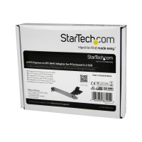 Produktbild för Startech 4-Lane PCI Express to SFF-8643 Adapter for PCIe NVMe U.2 SSD - U.2 2.5" NVMe SSD Adapter (PEX4SFF8643) - gränssnittsadapter - SAS 12Gb/s - PCIe x4