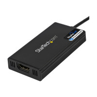 Produktbild för Startech USB 3.0 till HDMI-adapter - 4K 30Hz Ultra HD - DisplayLink-certifierad - USB Type-A till HDMI-skärmadapteromvandlare för bildskärm - Externt video- och grafikkort - Mac och Windows - adapterkabel - HDMI / USB - TAA-kompatibel - 20 cm