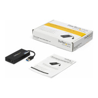 Produktbild för Startech USB 3.0 till HDMI-adapter - 4K 30Hz Ultra HD - DisplayLink-certifierad - USB Type-A till HDMI-skärmadapteromvandlare för bildskärm - Externt video- och grafikkort - Mac och Windows - adapterkabel - HDMI / USB - TAA-kompatibel - 20 cm