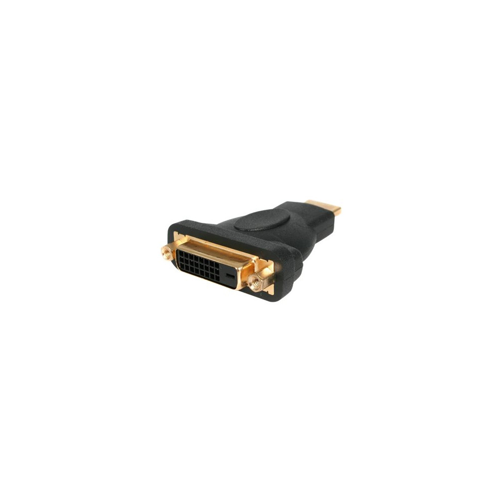 Produktbild för StarTech.com HDMI Male to DVI Female - HDMI to DVI-D Adapter - Bi-Directional - DVI to HDMI (HDMIDVIMF) - videokort