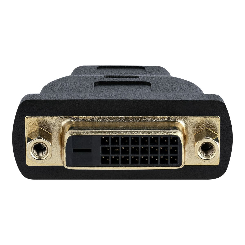 Produktbild för StarTech.com HDMI Male to DVI Female - HDMI to DVI-D Adapter - Bi-Directional - DVI to HDMI (HDMIDVIMF) - videokort