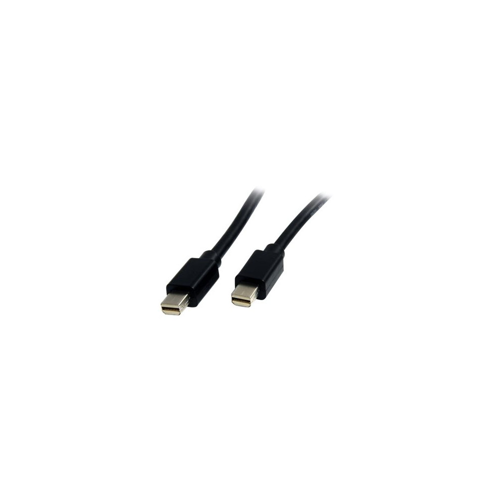 Produktbild för StarTech.com 2 m Mini DisplayPort-kabel - 4K x 2K Ultra HD-video - Mini DisplayPort 1.2-kabel - Mini DP till Mini DP-kabel för bildskärm - mDP-kabel fungerar med Thunderbolt 2-portar - M/M - DisplayPort-kabel - 2 m