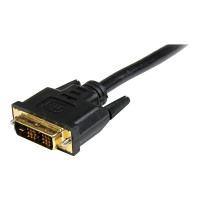 Produktbild för Startech 1 m HDMI till DVI-D-kabel – M/M - adapterkabel - HDMI / DVI - 1 m