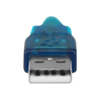 Produktbild för StarTech.com USB till seriell RS232 DB9-kabeladapter med 1 port – M/M - seriell adapter - USB 2.0 - RS-232