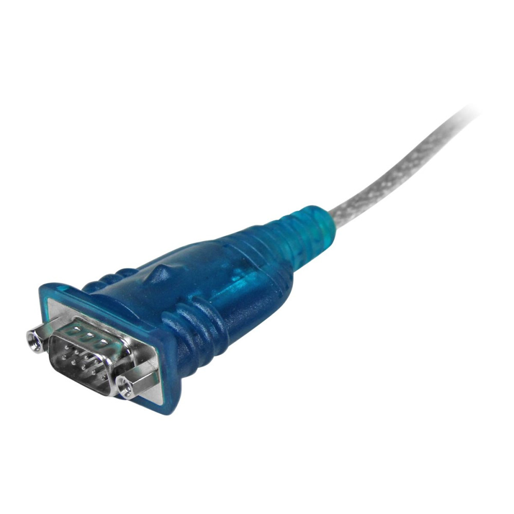 Produktbild för StarTech.com USB till seriell RS232 DB9-kabeladapter med 1 port – M/M - seriell adapter - USB 2.0 - RS-232