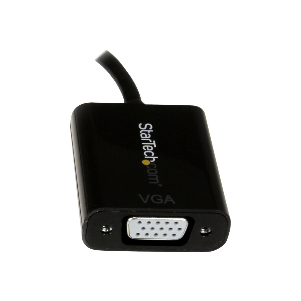 Produktbild för StarTech.com DisplayPort till VGA-adapter - Aktiv DP till VGA konverterare - 1080p Video - DP/DP++-källa till VGA-skärm Kabeladapter - DP till VGA adapterdongel digital till analog - DP 1.2 till VGA - bildskärmsadapter - 10 cm