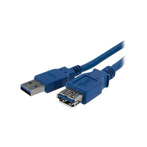 StarTech.com 1m Blue SuperSpeed USB 3.0 Extension Cable A to A - Male to Female USB 3 Extension Cable Cord 1 m (USB3SEXT1M) - USB-förlängningskabel -
