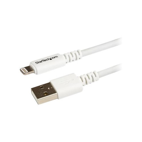 StarTech.com StarTech.com 3 m USB till Lightning-kabel - Lång iPhone/iPad/iPod-laddningskabel - Lightning till USB-kabel - Apple MFi-certifierad - Vit - Lightning-kabel - Lightning / USB - 3 m