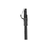 Produktbild för Startech 1m CAT6 Ethernet Cable, 10 Gigabit Shielded Snagless RJ45 100W PoE Patch Cord, CAT 6 10GbE SFTP Network Cable w/Strain Relief, Black, Wiring is UL Certified/TIA - Category 6 - 26AWG (N6SPAT1MBK) - patch-kabel - svart