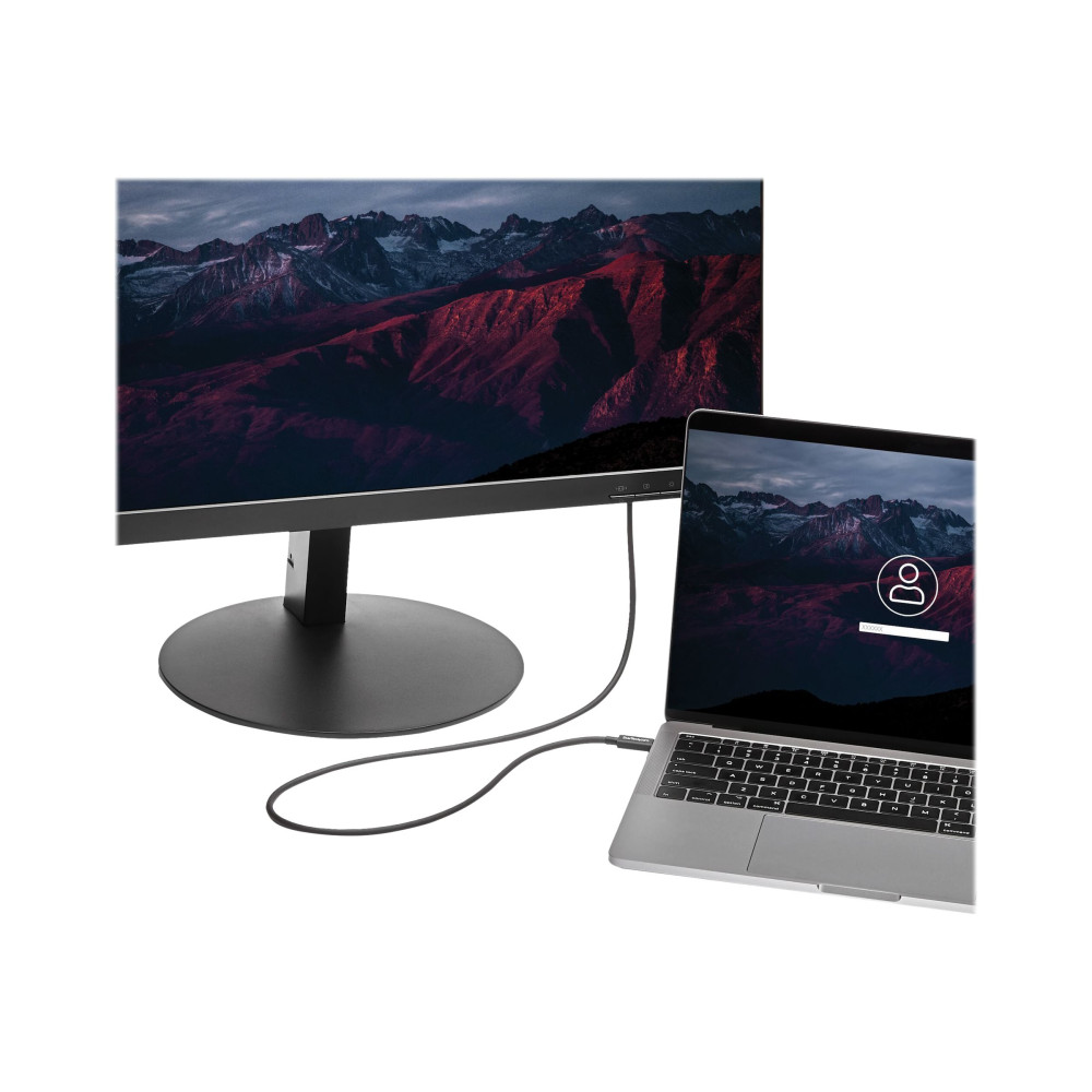 Produktbild för StarTech 1m (3.3ft) Thunderbolt 3 Cable, 20Gbps, 100W PD, 4K Video, Thunderbolt-Certified, Compatible w/ TB4/USB 3.2/DisplayPort - Thunderbolt-kabel - USB-C till USB-C - 1 m