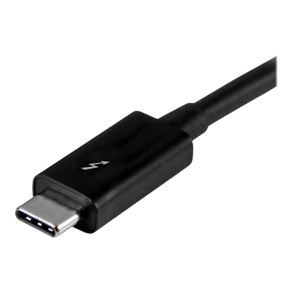 Produktbild för StarTech 1m (3.3ft) Thunderbolt 3 Cable, 20Gbps, 100W PD, 4K Video, Thunderbolt-Certified, Compatible w/ TB4/USB 3.2/DisplayPort - Thunderbolt-kabel - USB-C till USB-C - 1 m