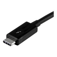 Produktbild för StarTech 1m (3.3ft) Thunderbolt 3 Cable, 20Gbps, 100W PD, 4K Video, Thunderbolt-Certified, Compatible w/ TB4/USB 3.2/DisplayPort - Thunderbolt-kabel - USB-C till USB-C - 1 m