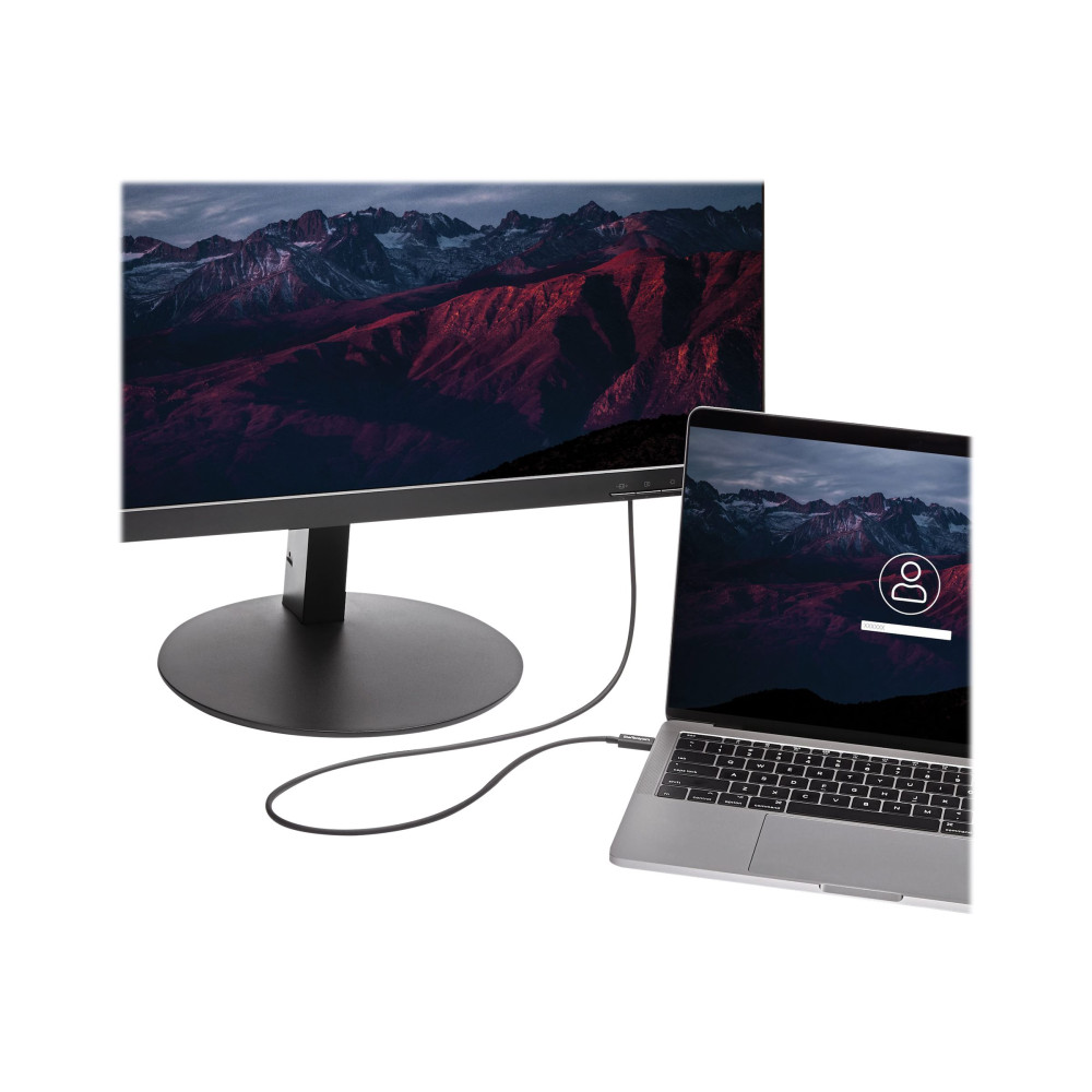 Produktbild för StarTech 1m (3.3ft) Thunderbolt 3 Cable, 20Gbps, 100W PD, 4K Video, Thunderbolt-Certified, Compatible w/ TB4/USB 3.2/DisplayPort - Thunderbolt-kabel - USB-C till USB-C - 1 m