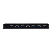 Produktbild för Startech USB 3.0-hub med 7 portar och dedicerade laddningsportar - 2x 2,4 A-portar - USB-växel - 7 portar