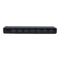 Produktbild för Startech USB 3.0-hub med 7 portar och dedicerade laddningsportar - 2x 2,4 A-portar - USB-växel - 7 portar