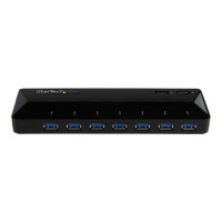 Produktbild för Startech USB 3.0-hub med 7 portar och dedicerade laddningsportar - 2x 2,4 A-portar - USB-växel - 7 portar