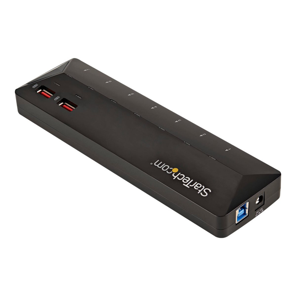 Produktbild för Startech USB 3.0-hub med 7 portar och dedicerade laddningsportar - 2x 2,4 A-portar - USB-växel - 7 portar
