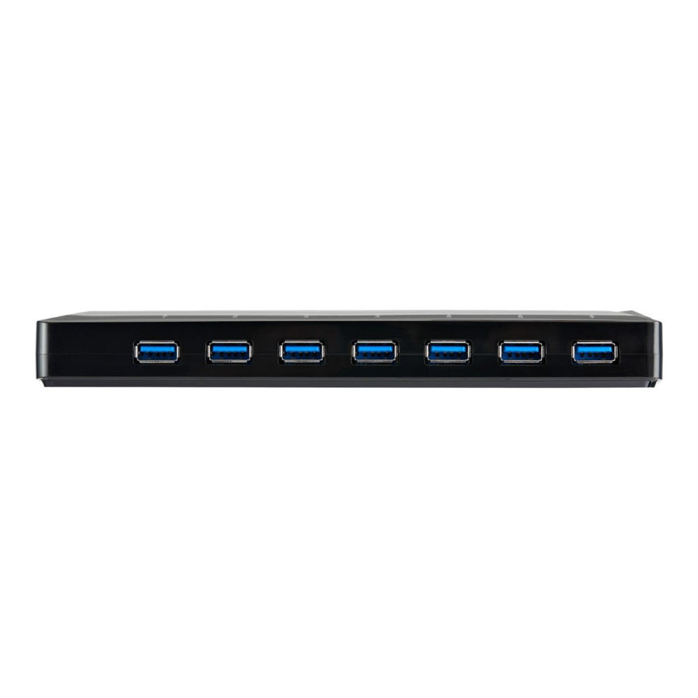 Produktbild för Startech USB 3.0-hub med 7 portar och dedicerade laddningsportar - 2x 2,4 A-portar - USB-växel - 7 portar