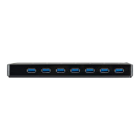 Produktbild för Startech USB 3.0-hub med 7 portar och dedicerade laddningsportar - 2x 2,4 A-portar - USB-växel - 7 portar