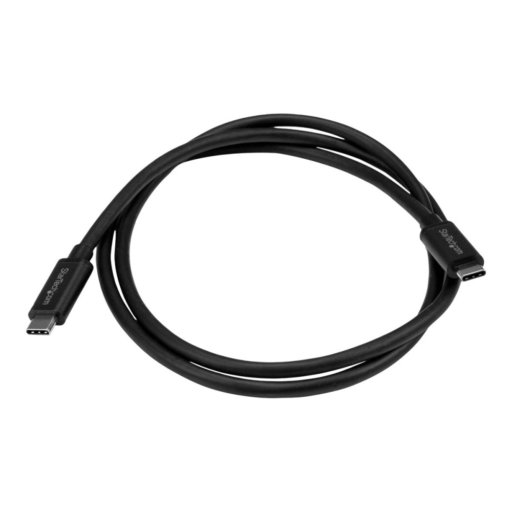 Produktbild för StarTech.com USB-C-kabel - M/M - 1 m - USB 3.1 (10 Gbps) - USB-IF-certifierad - USB typ C-kabel - USB-C till USB-C - 1 m
