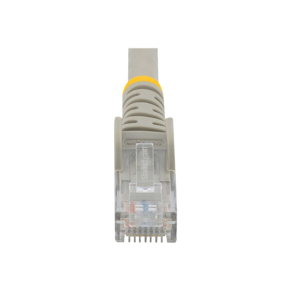 Produktbild för StarTech.com 10m CAT6 Ethernet Cable, 10 Gigabit Snagless RJ45 650MHz 100W PoE Patch Cord, CAT 6 10GbE UTP Network Cable w/Strain Relief, Grey, Wiring is UL Certified/TIA - Category 6 - 24AWG (N6PATC10MGR) - patch-kabel - 10 m - grå