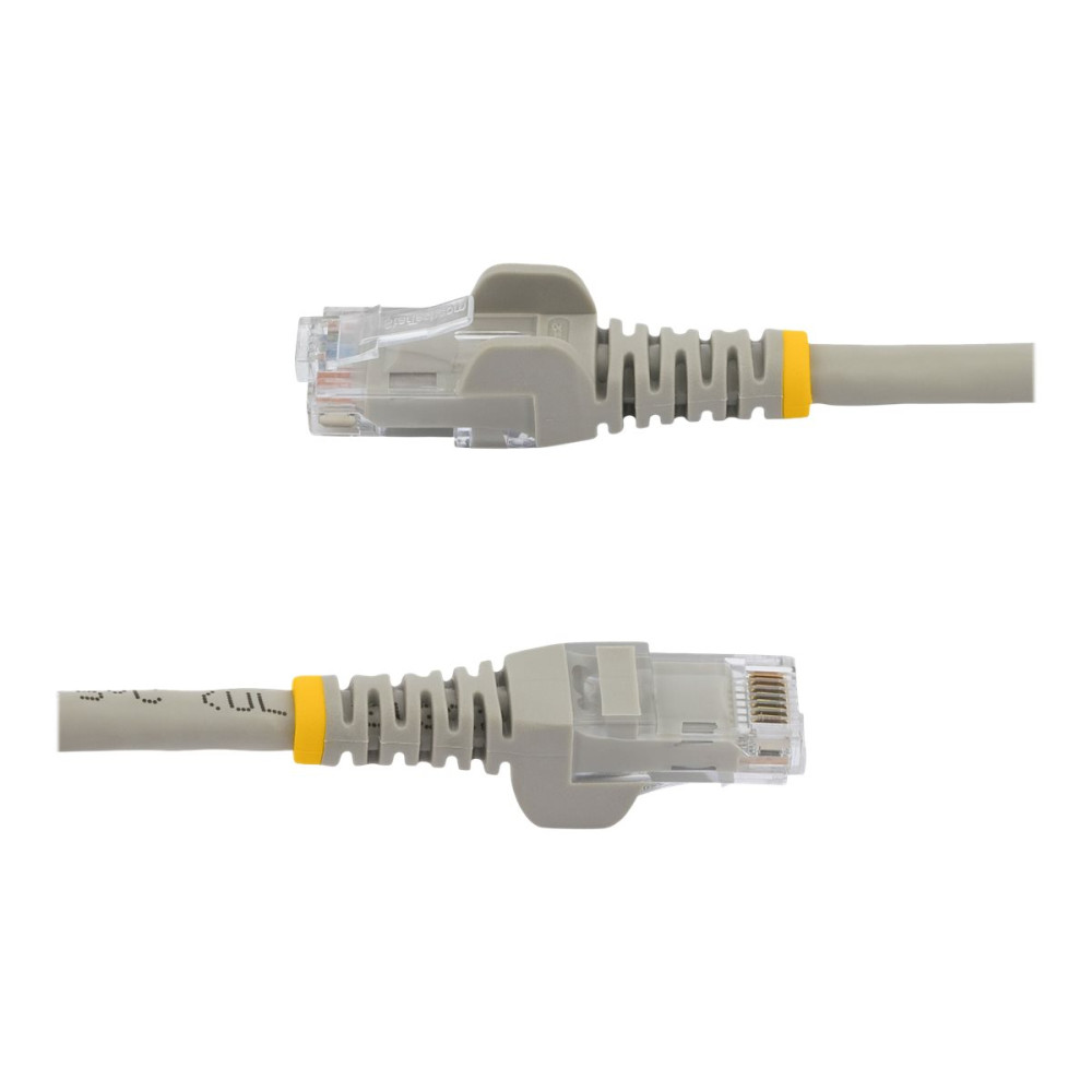 Produktbild för StarTech.com 10m CAT6 Ethernet Cable, 10 Gigabit Snagless RJ45 650MHz 100W PoE Patch Cord, CAT 6 10GbE UTP Network Cable w/Strain Relief, Grey, Wiring is UL Certified/TIA - Category 6 - 24AWG (N6PATC10MGR) - patch-kabel - 10 m - grå