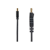 Produktbild för StarTech.com 3 m Mini DisplayPort till DisplayPort 1.2-kabeladapter M/M - DisplayPort 4k - DisplayPort-kabel - 3 m