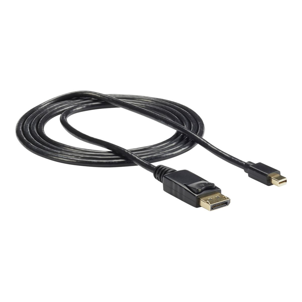 Produktbild för StarTech.com 3 m Mini DisplayPort till DisplayPort 1.2-kabeladapter M/M - DisplayPort 4k - DisplayPort-kabel - 3 m