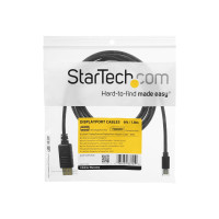 Produktbild för StarTech.com 3 m Mini DisplayPort till DisplayPort 1.2-kabeladapter M/M - DisplayPort 4k - DisplayPort-kabel - 3 m
