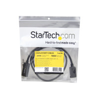 Produktbild för StarTech.com DisplayPort till HDMI-konverterarkabel - 1 m - 4K - adapterkabel - DisplayPort / HDMI - 1 m