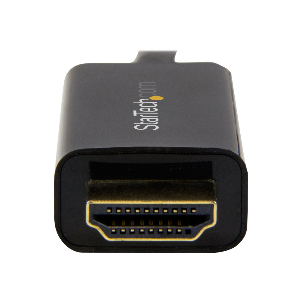 Produktbild för StarTech.com DisplayPort till HDMI-konverterarkabel - 1 m - 4K - adapterkabel - DisplayPort / HDMI - 1 m