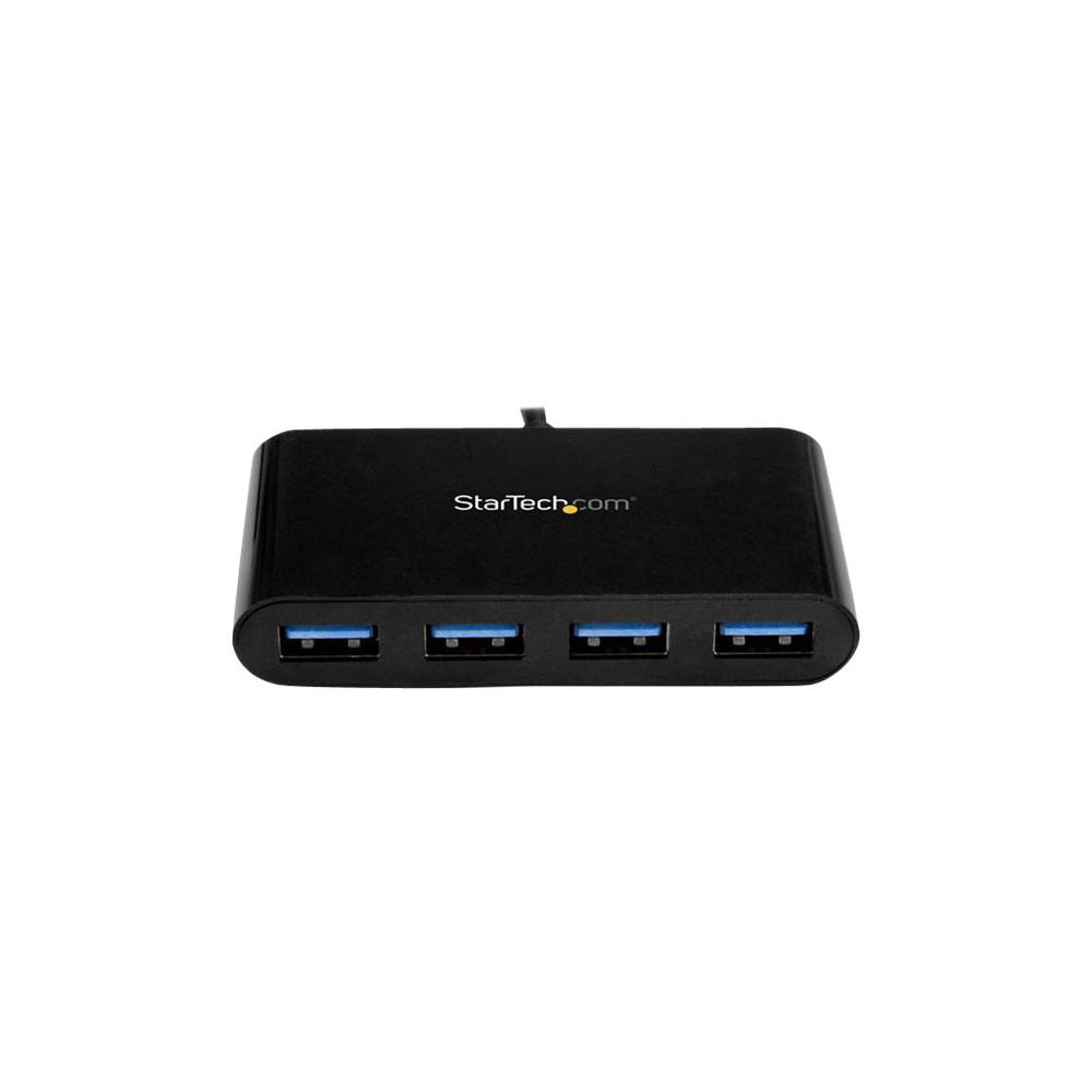 Produktbild för Startech USB-C-hubb med 4 portar - USB-C till 4x USB-A - USB 3.0-hubb - bussdriven - hubb - 4 portar