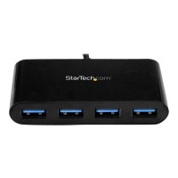 Produktbild för Startech USB-C-hubb med 4 portar - USB-C till 4x USB-A - USB 3.0-hubb - bussdriven - hubb - 4 portar