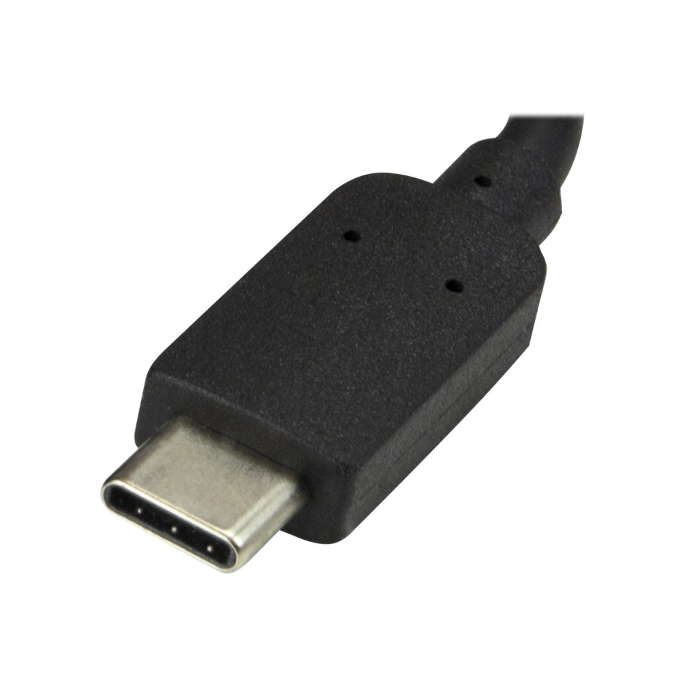 Produktbild för Startech USB C till HDMI 2.0-adapter med strömförsörjning ‒ videokonverterare USB Type-C till HDMI-skärm för 4K vid 60 Hz ‒ port som ger strömförsörjning på 60 W för direktladdning ‒ Thunderbolt 3-kompatibel ‒ svart - videokort - HDMI / USB