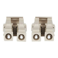 Produktbild för Intellinet Fiber Optic Patch Cable, OM3, LC/LC, 1m, Aqua, Duplex, Multimode, 50/125 µm, LSZH, Fibre, Lifetime Warranty, Polybag - patch-kabel - 1 m - havsblå