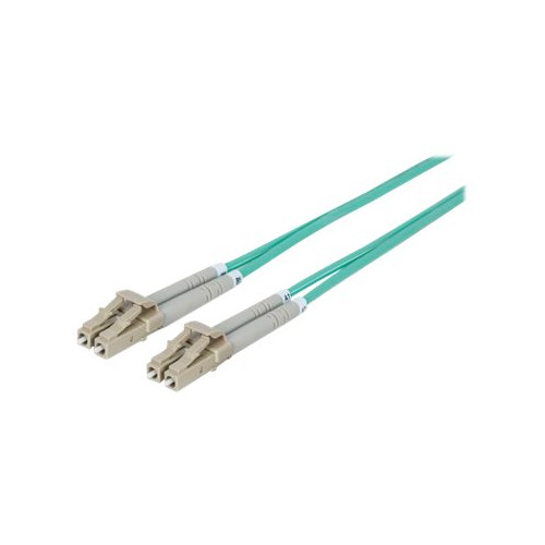 intellinet Intellinet Fiber Optic Patch Cable, OM3, LC/LC, 3m, Aqua, Duplex, Multimode, 50/125 µm, LSZH, Fibre, Lifetime Warranty, Polybag - patch-kabel - 3 m - havsblå