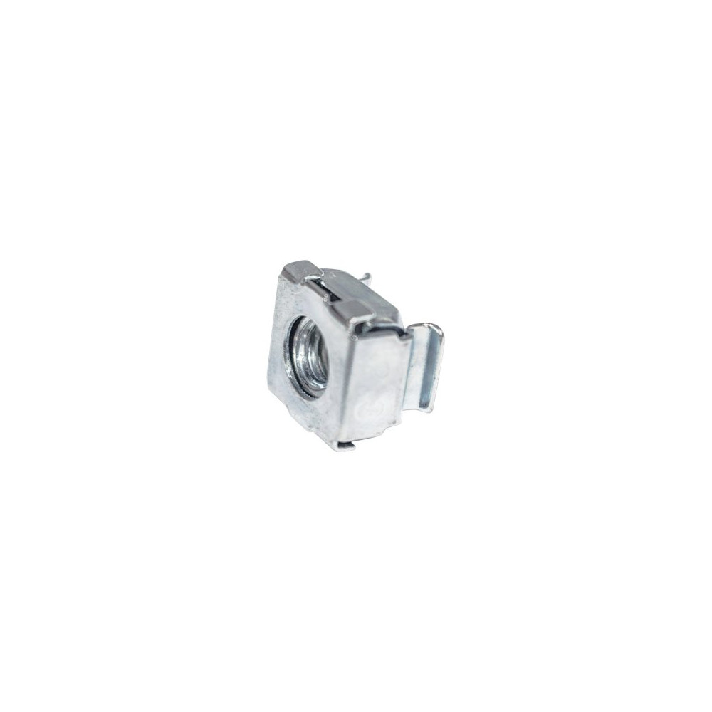 Produktbild för Intellinet Cage Nut Set, 100 Pack - M6 Nuts, Bolts and Washers, Suitable for Network Cabinets/Server Racks, Plastic Storage Jar, Lifetime Warranty - skruvar, muttrar och mellanläggsbrickor för rack