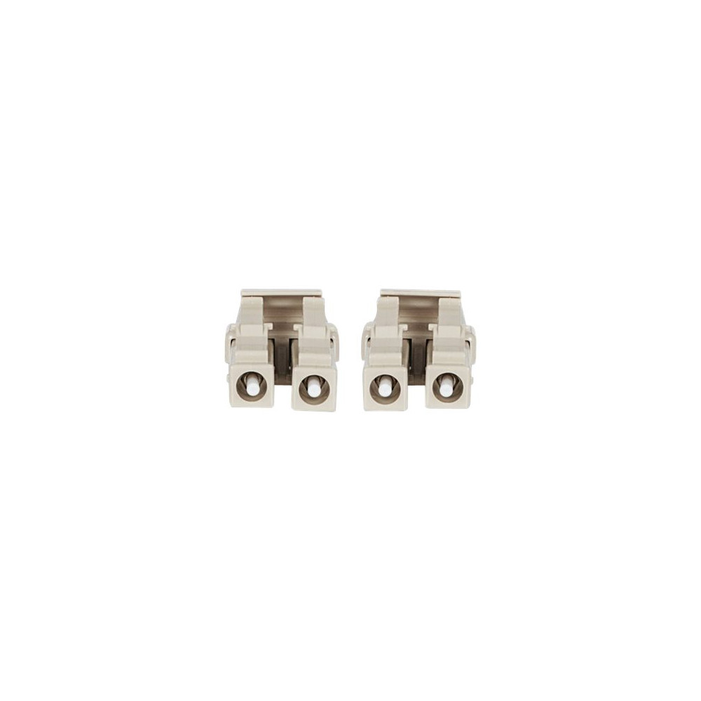 Produktbild för Intellinet Fiber Optic Patch Cable, OM3, LC/LC, 5m, Aqua, Duplex, Multimode, 50/125 µm, LSZH, Fibre, Lifetime Warranty, Polybag - patch-kabel - 5 m - havsblå