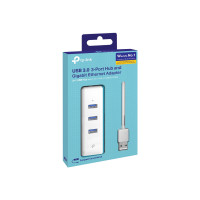 Produktbild för TP-Link UE330 - nätverksadapter - USB 3.0 - Gigabit Ethernet