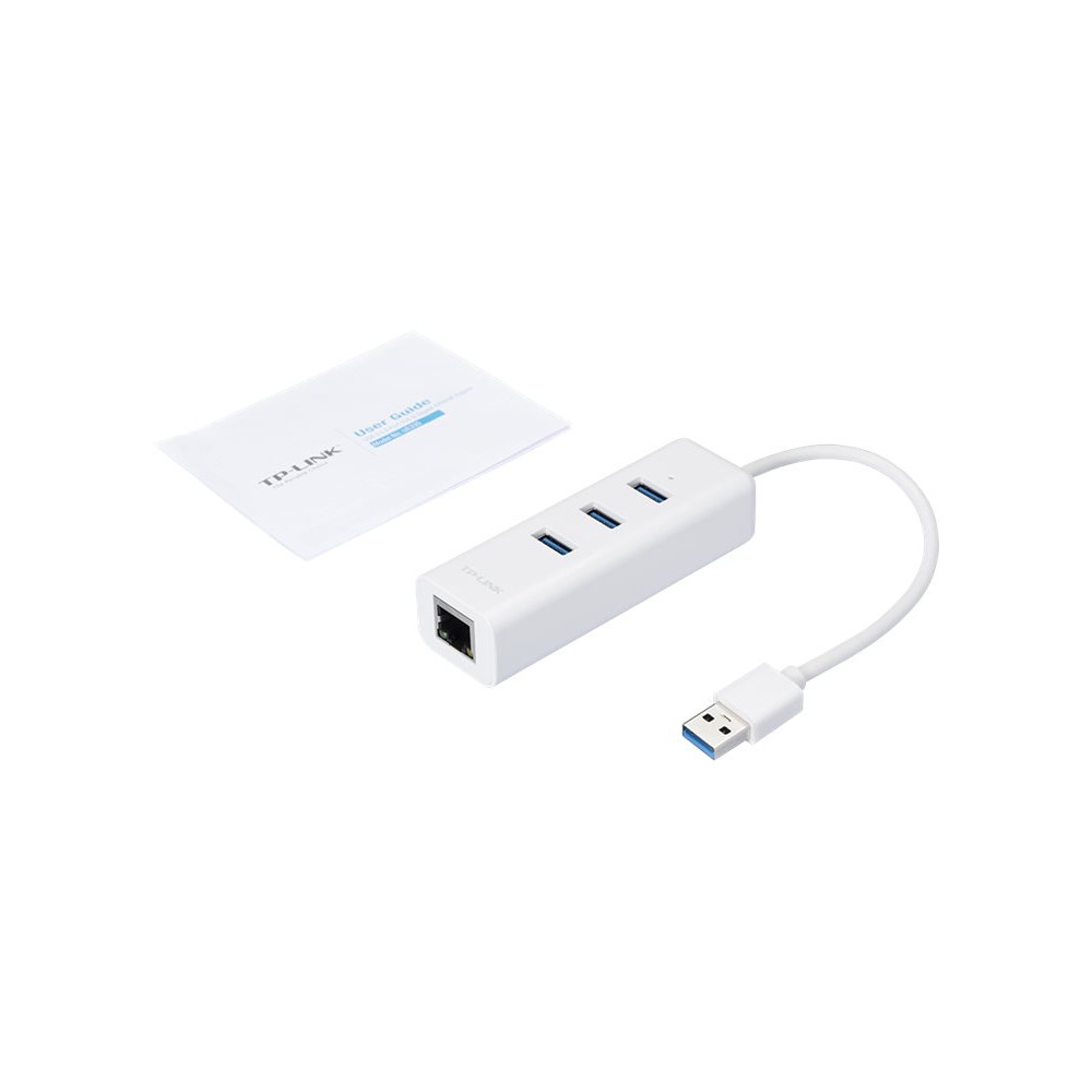 Produktbild för TP-Link UE330 - nätverksadapter - USB 3.0 - Gigabit Ethernet