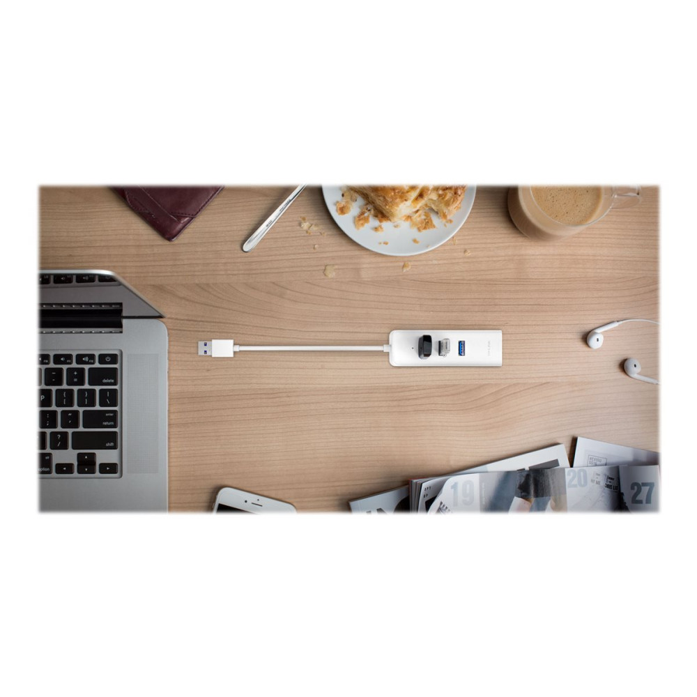 Produktbild för TP-Link UE330 - nätverksadapter - USB 3.0 - Gigabit Ethernet